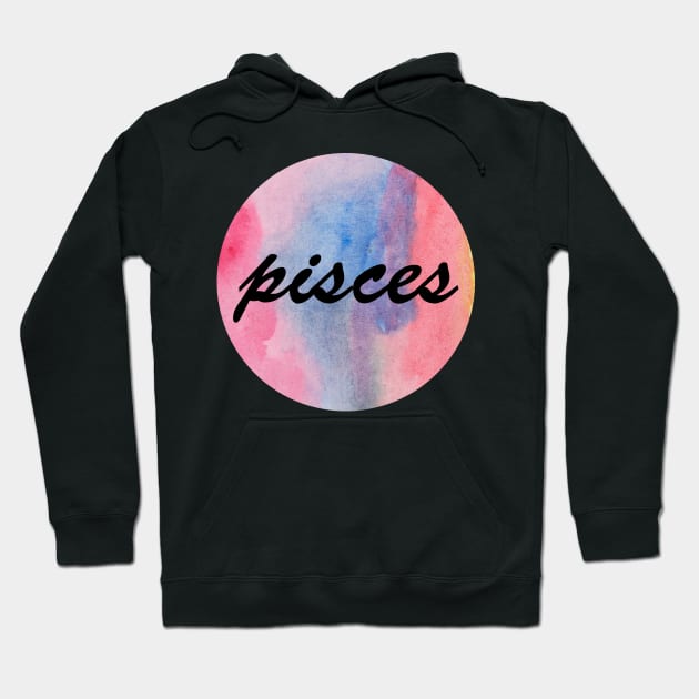 Pisces zodiac sign Hoodie by deadblackpony